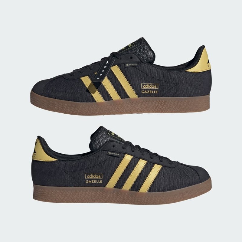 DCDT x adidas Gazelle Gore Tex Black Pyrite IE8480 Grailify